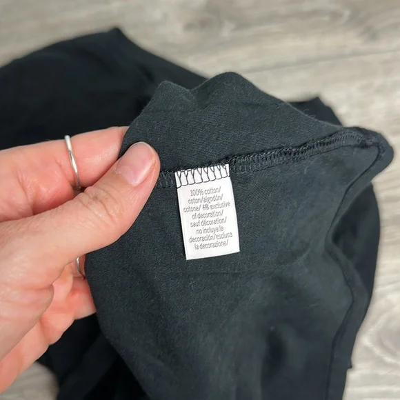 Victoria’s Secret Sweet Dreams Black Sleep Tee Small - Picture 7 of 7